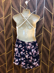 Mini Dress Chiffon X Small Size Chest 17 Length 32