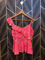 Trendy Linen CropTop Size Small