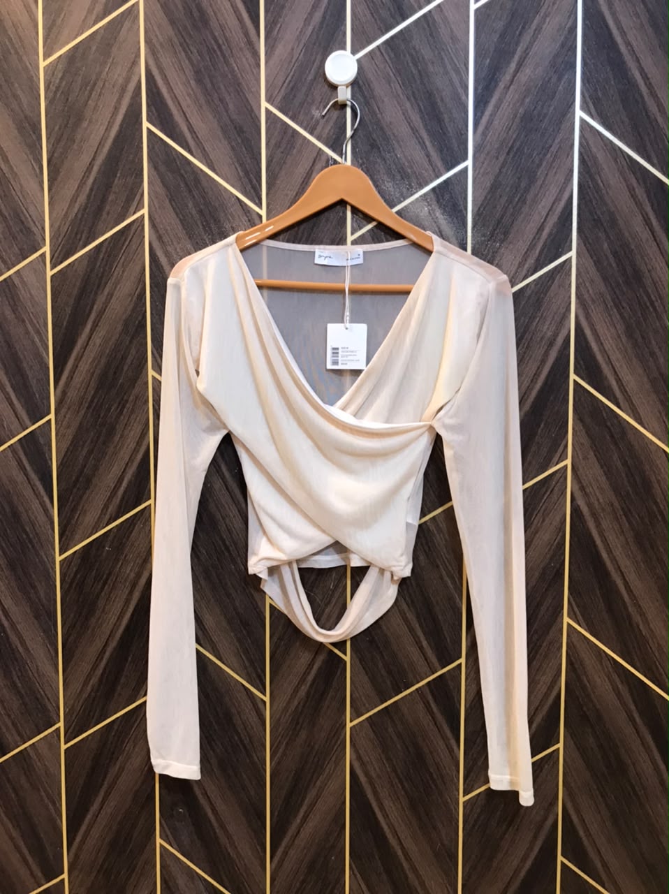 Trendy net CropTop Size Medium
