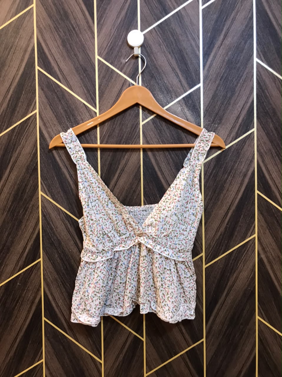 Trendy Chiffon CropTop Size Small