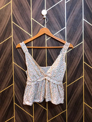 Trendy Chiffon CropTop Size Small