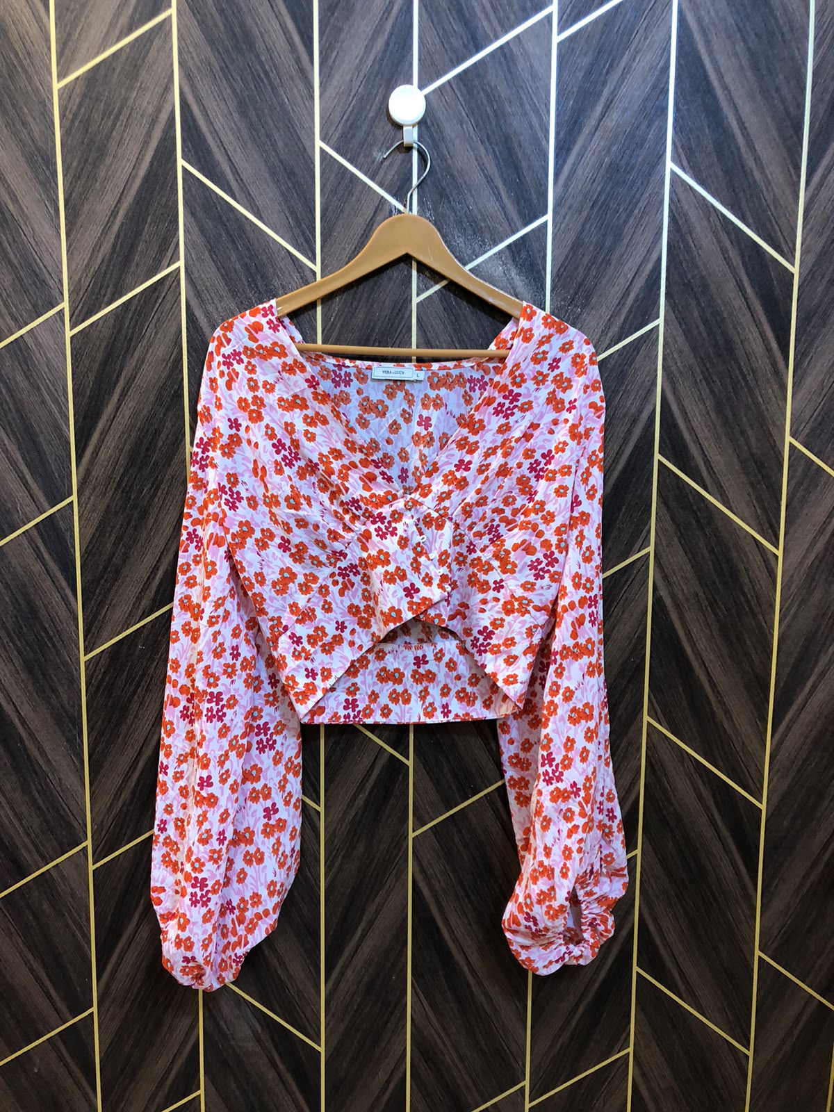 Trendy Chiffon CropTop Size Medium