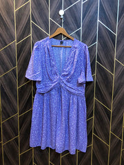 Mini Dress Chiffon Large Size Chest 21 Length 39