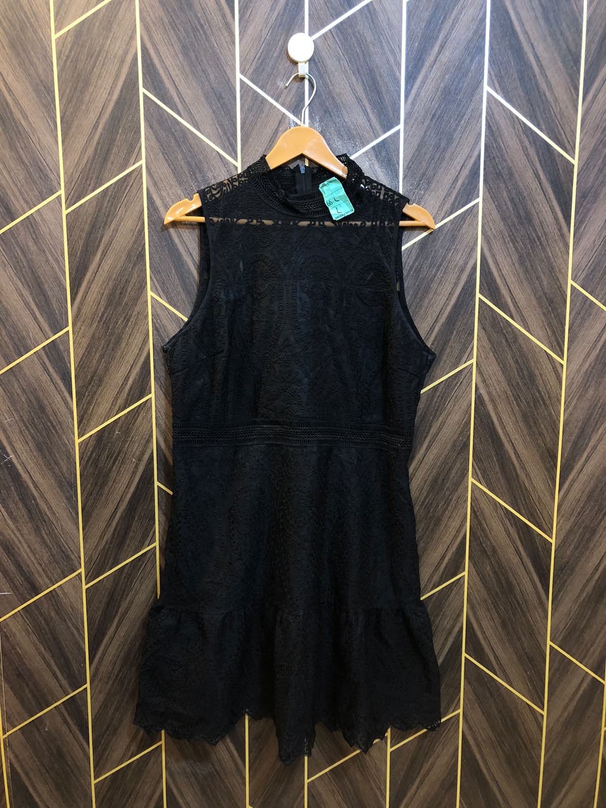 Mini Dress Silk net  Large Size Chest 21 Length 36