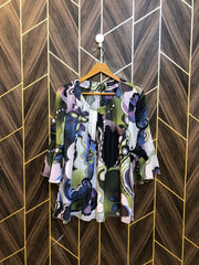 Western Top Chiffon (See Through) – Small Size (Chest: 18, Length: 27 )