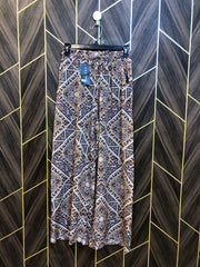 Western Silk Plazo X Small | Size Waist 26 | Length 37