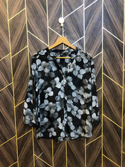 Western Top Chiffon (See Through) – X-Large Size (Chest: 22, Length: 28 )