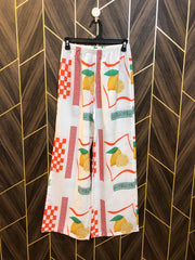 Western Chiffon Plazo X Small to Small | Size Waist 26–28 | Length 40