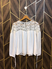 Western Top Chiffon – X-Small Size (Chest: 17, Length: 22 )
