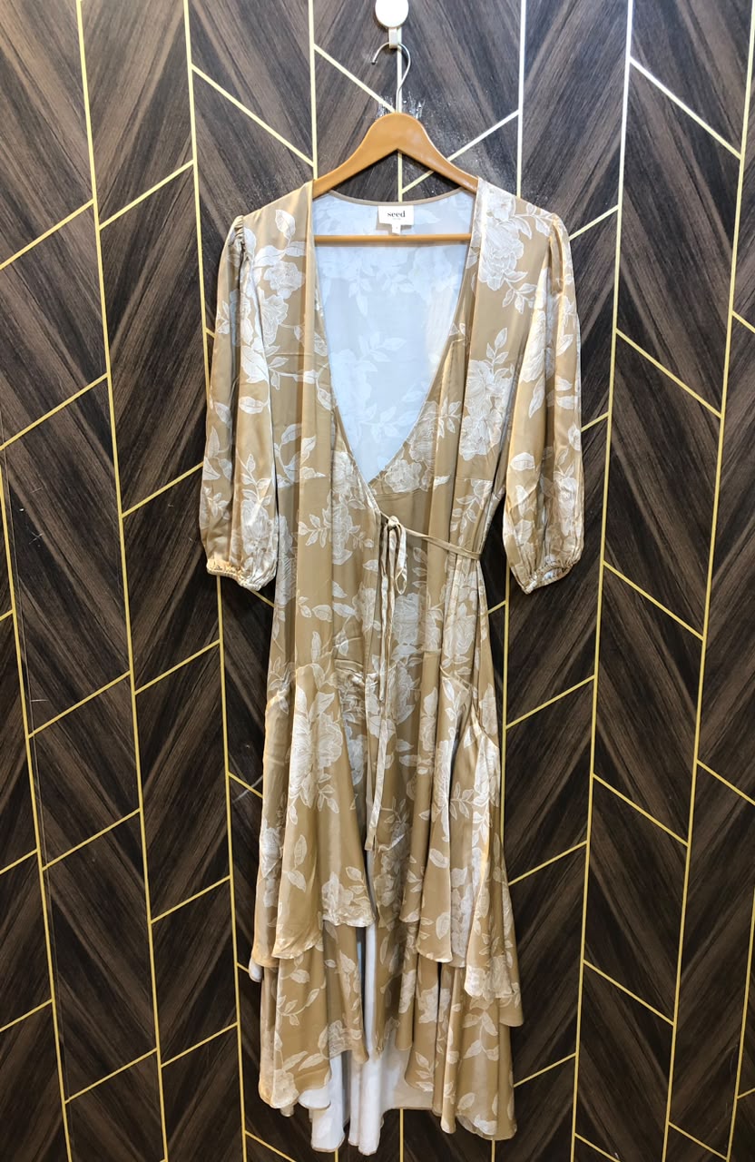 Western Long Maxi Silk Large | Size | Chest 20 | Length 54