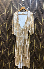 Western Long Maxi Silk Large | Size | Chest 20 | Length 54