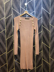 Bodycon Dress Jersey Small | Size | Chest 18 | Length 38