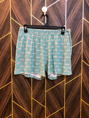 Women Mini Shorts Jersey Medium| Size Waist 30–32