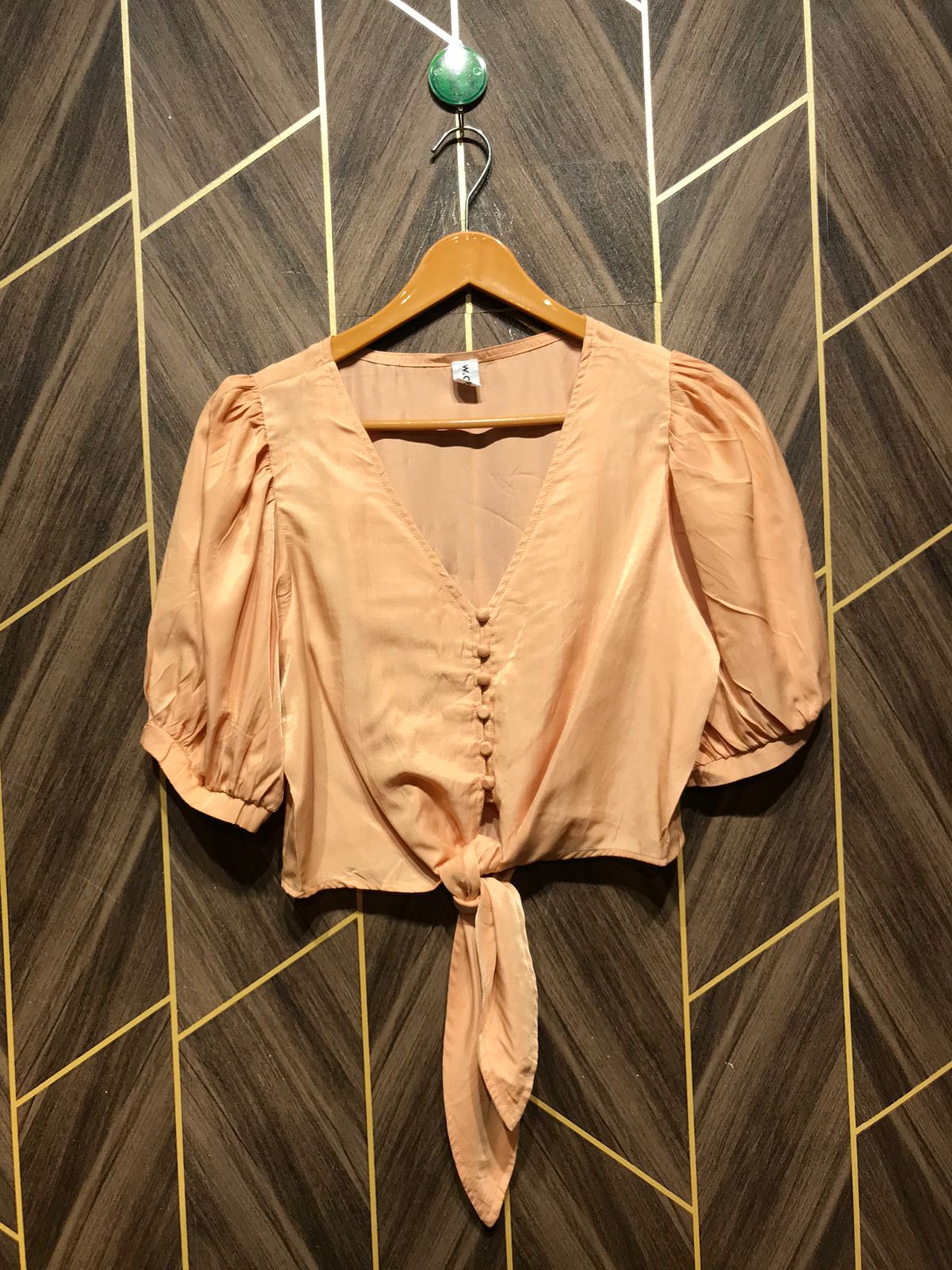 Trendy Silk CropTop Size Small