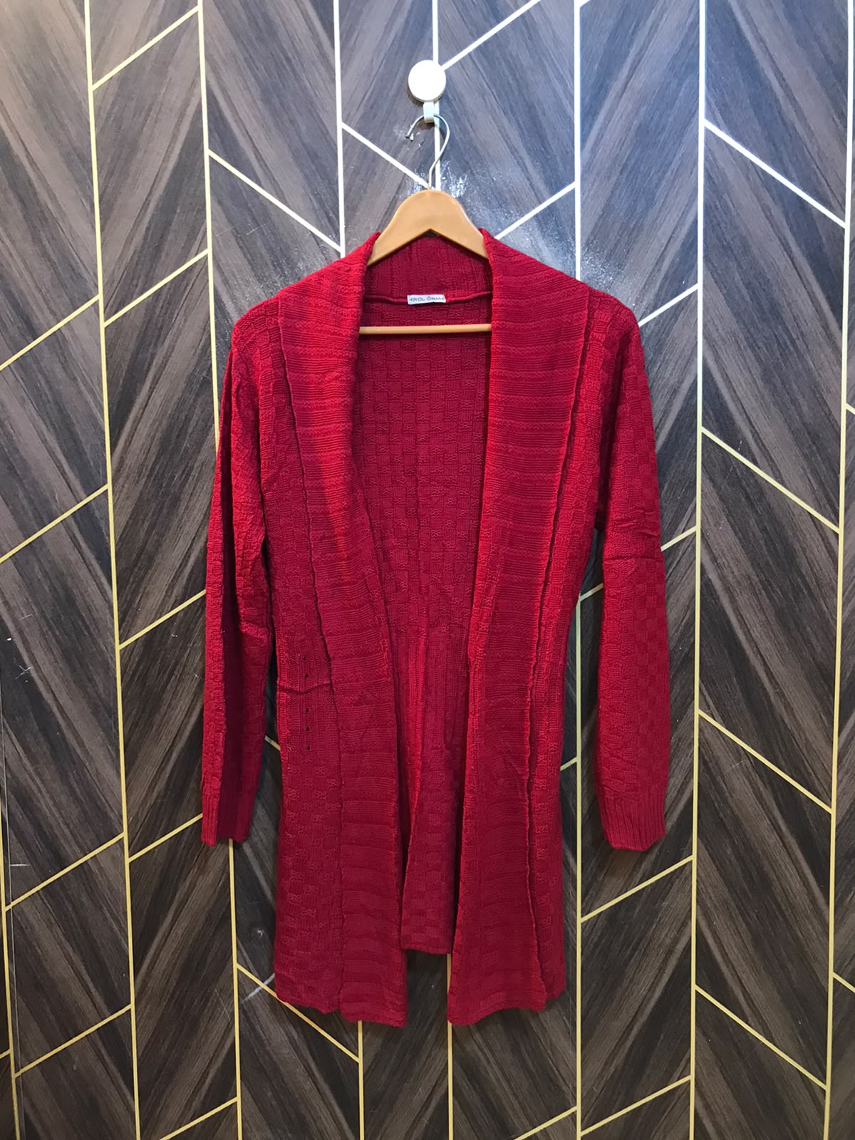 Women Wool Cardigan Sweater Small | Size | Chest 18 | Length 33