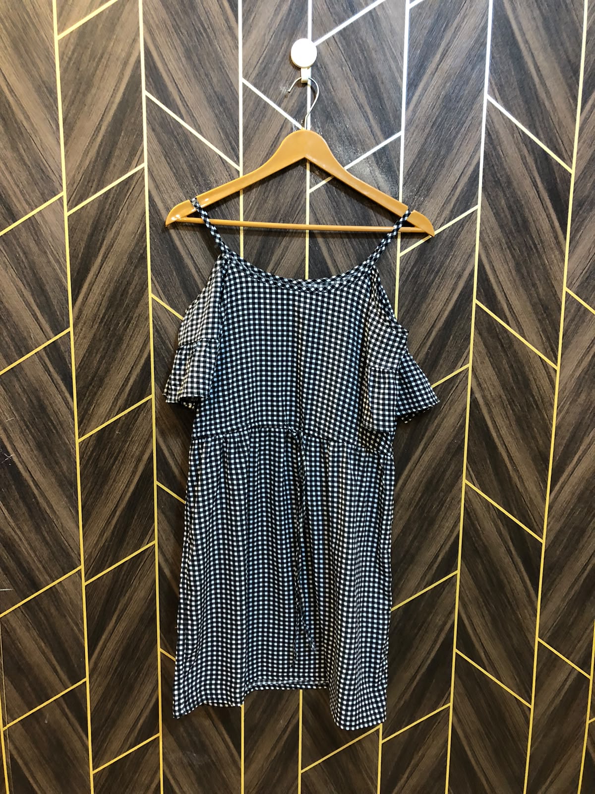 Mini Dress Linen Small Size Chest 18 Length 36