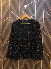 Western Top Chiffon – Small Size (Chest: 18, Length: 24  )