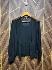 Western Top Chiffon – Large Size (Chest: 20, Length:  23 )