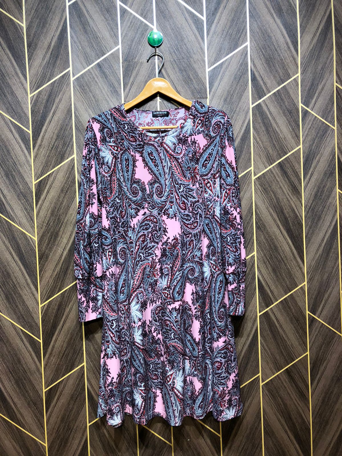 Women Long Shirt Jersey Medium | Chest 19 | Length 37
