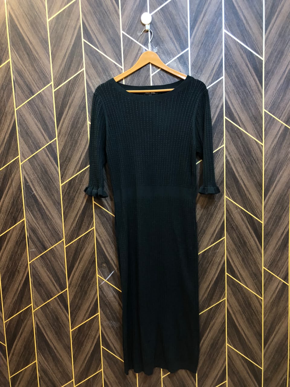 Bodycon Dress Jersey Large | Size | Chest 20 | Length 48