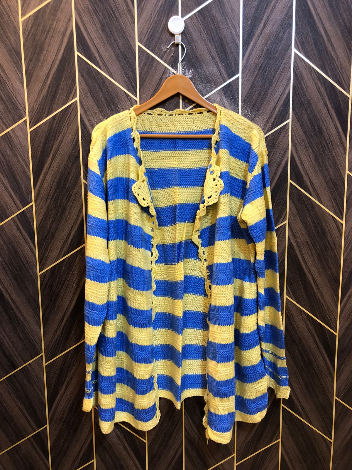 Women Wool Cardigan Sweater 1XL | Size | Chest 23 | Length 32