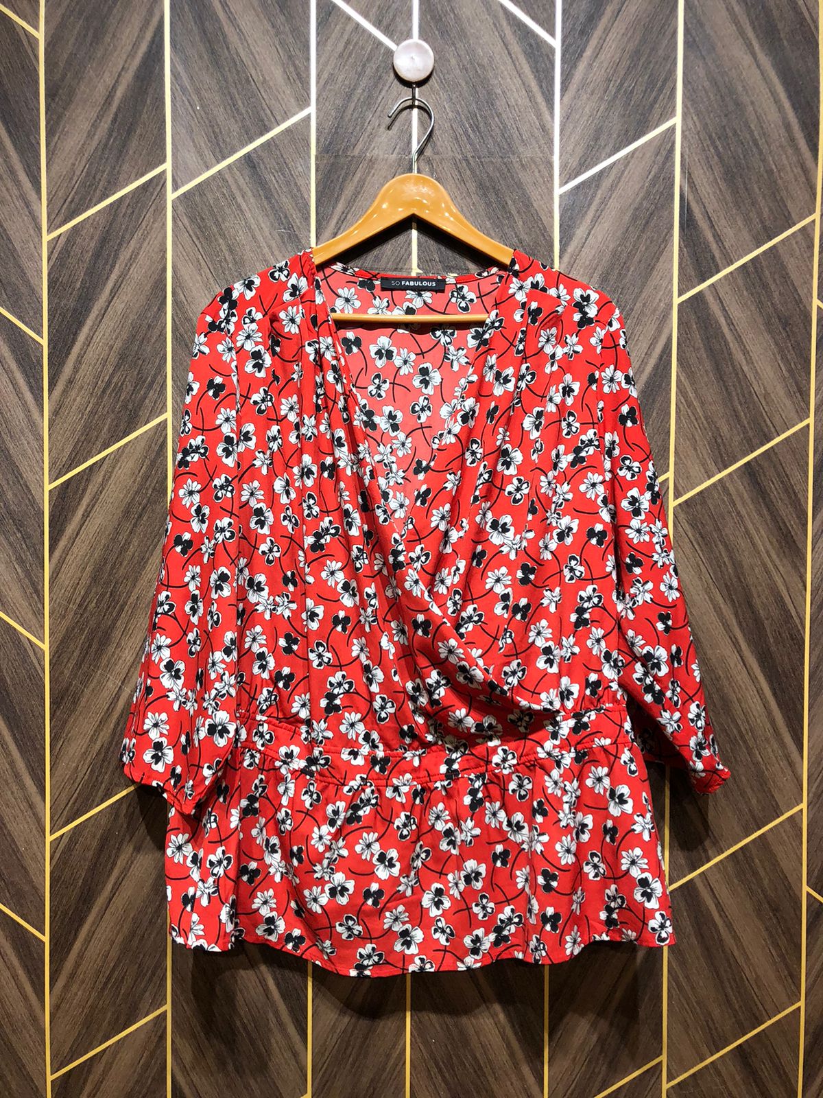 Western Top Chiffon – 2X-Large Size (Chest: 24 , Length: 30)