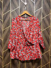 Western Top Chiffon – 2X-Large Size (Chest: 24 , Length: 30)