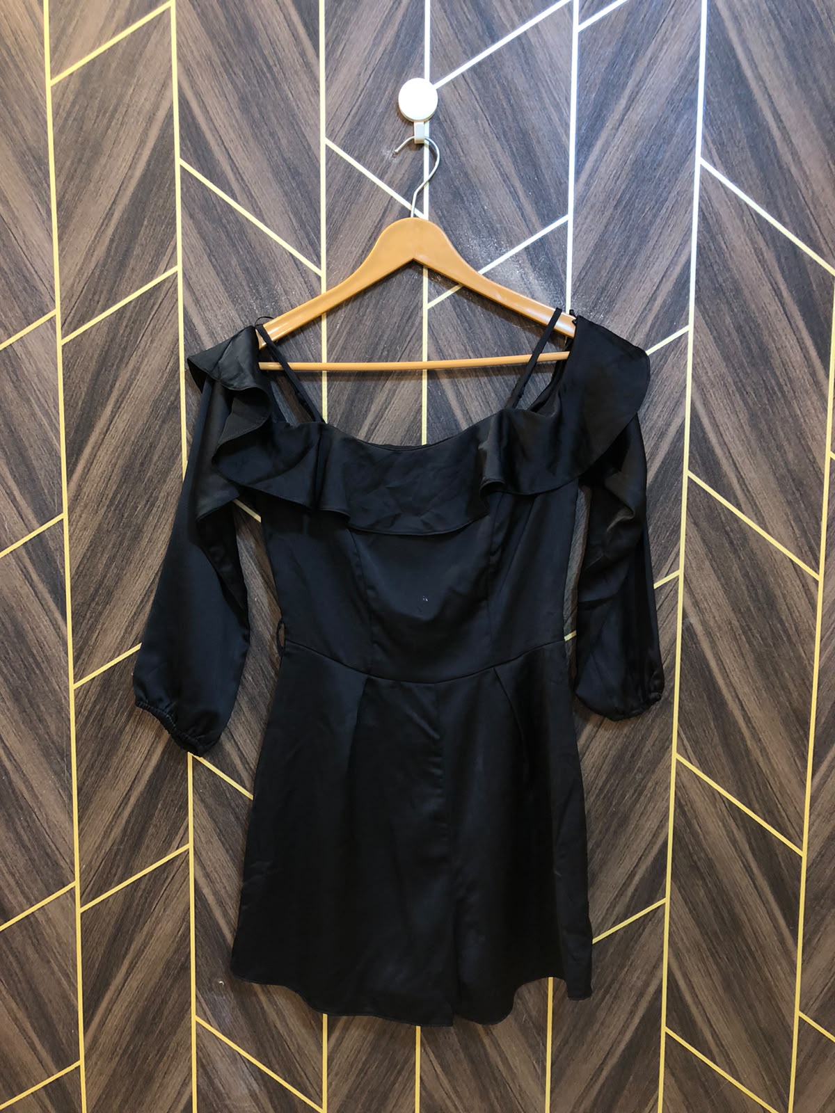 Mini Dress Silk X Small Size Chest 15  Length 30  romper