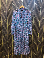 Western Long Maxi Chiffon Medium | Size | Chest 19 | Length 47