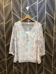 Western Top Chiffon – 1XL Size (Chest: 23, Length: 28 )