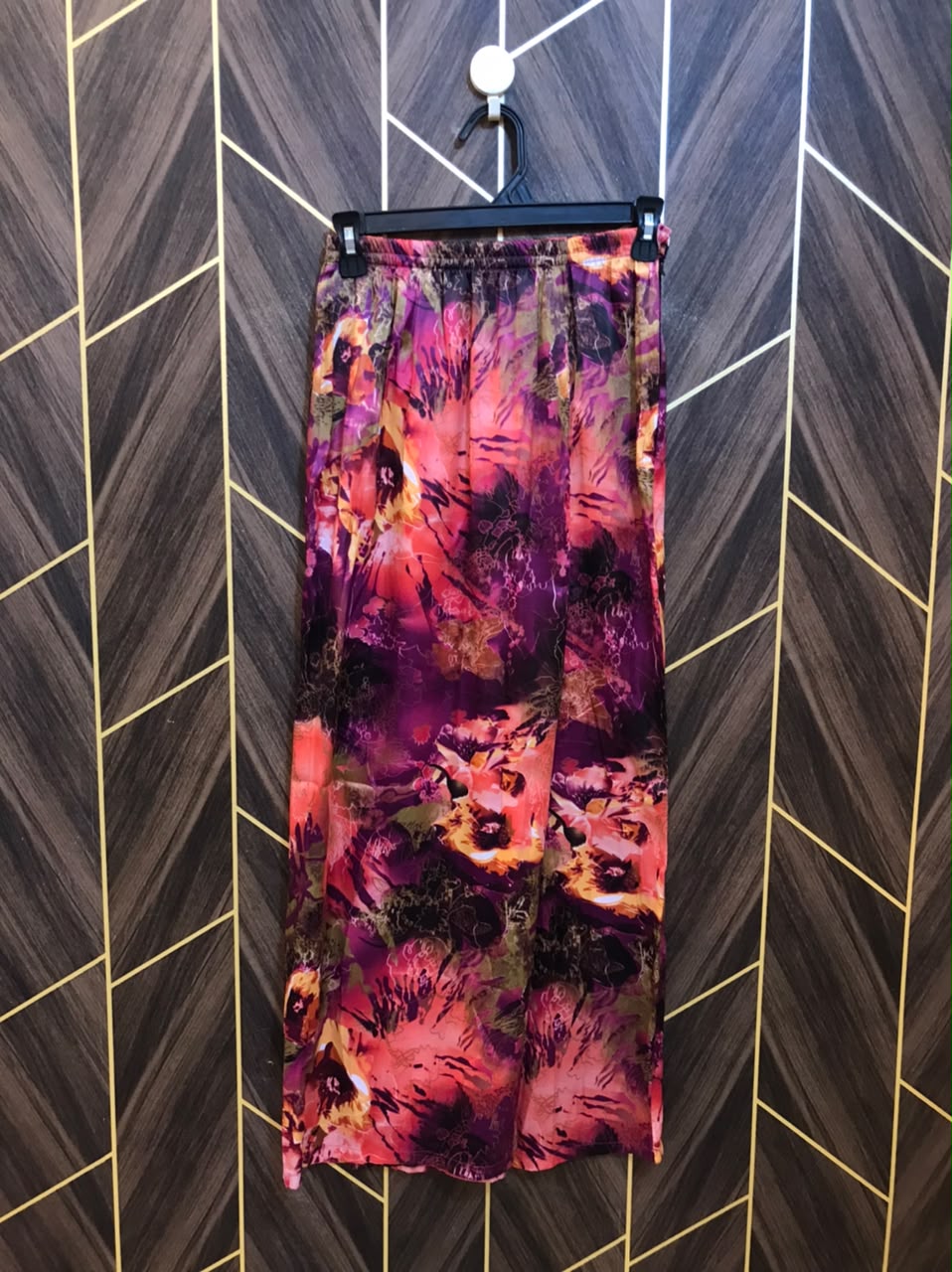 Women Silk Cord Set | Shirt Chest 17 | Shirt Length 37 | Skirt Waist 26 | Skirt Length 34