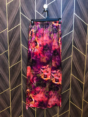 Women Silk Cord Set | Shirt Chest 17 | Shirt Length 37 | Skirt Waist 26 | Skirt Length 34