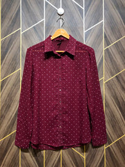 Western Top Chiffon – Small Size (Chest: 18, Length: 26 )