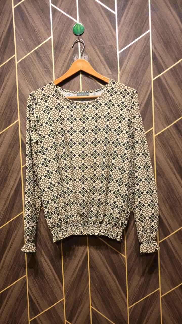 Western Top Chiffon – Large Size (Chest: 20, Length: 24 )