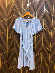 Mini Dress Chiffon Small Size Chest 18 Length 38