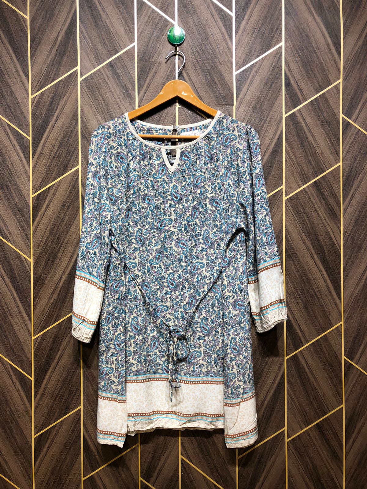 Women Long Shirt Linen X Large | Chest 22 | Length 32