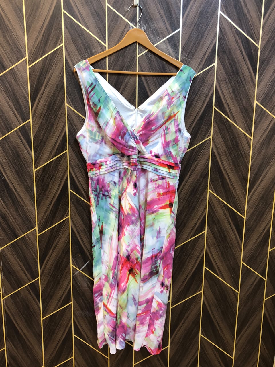 Western Long Maxi Chiffon Small | Size | Chest 18 | Length 43