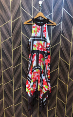 Western Long Maxi Chiffon Large | Size | Chest 20 | Length 56