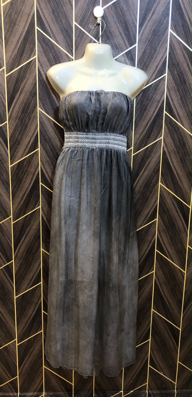 Western Tube dress   Chiffon Small | Size | Chest 18 | Length 52