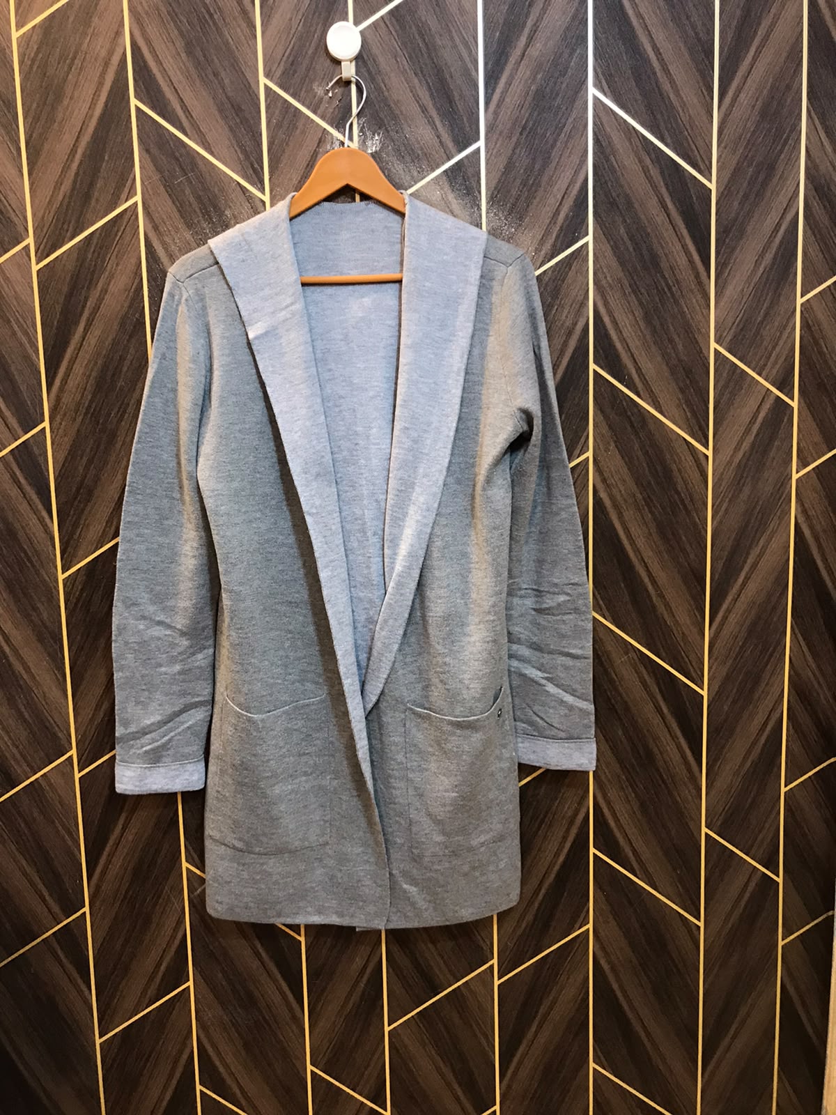 Women Wool Cardigan Sweater Small | Size | Chest 18 | Length 35