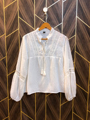 Western Top Chiffon – Large Size (Chest: 20, Length: 23 )