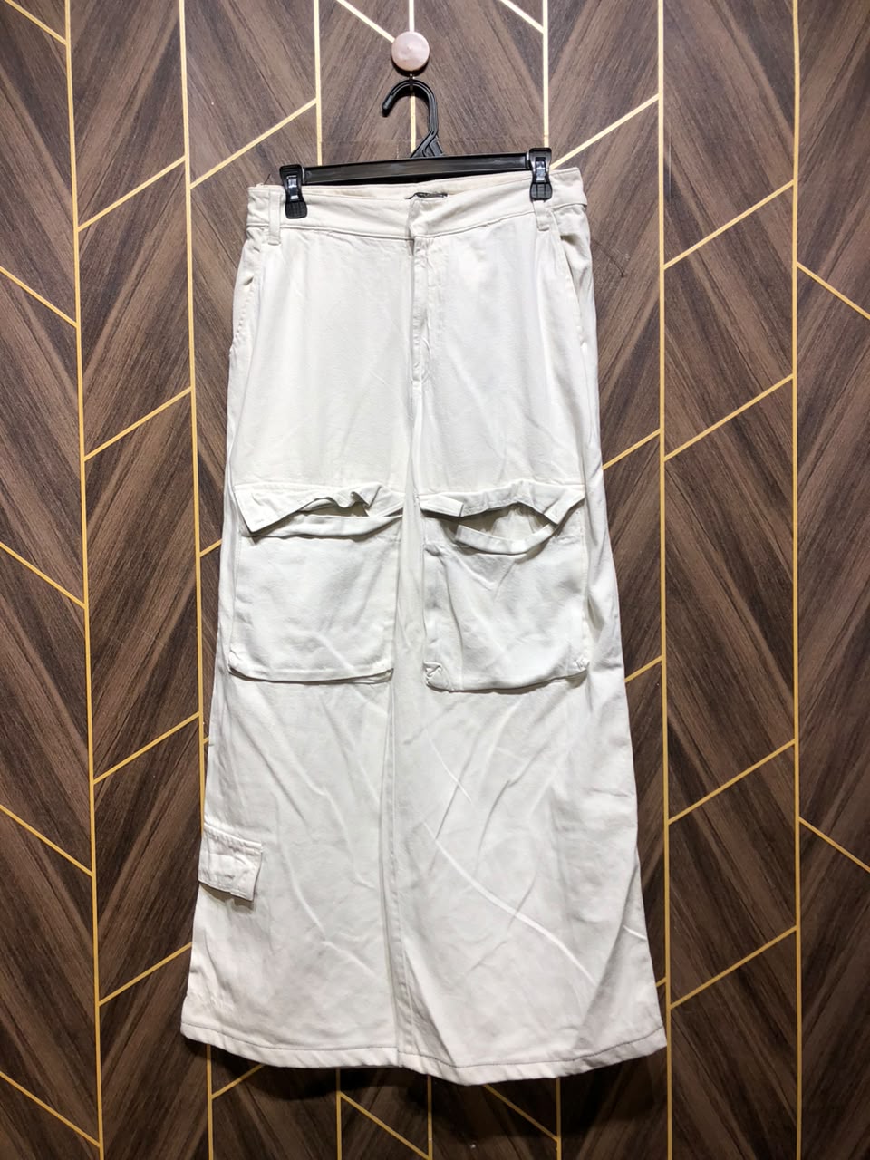 Women Wide Leg Cargo Jeans Medium | Waist 30 | Length 39