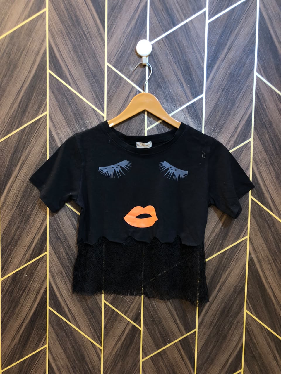 Trendy Jersey CropTop Siz e Small
