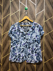 Western Top Chiffon (See Through) – X-Large Size (Chest: 23  , Length: 25 )