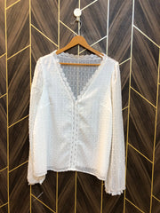 Western Top Chiffon – Large Size (Chest: 20, Length: 25 )