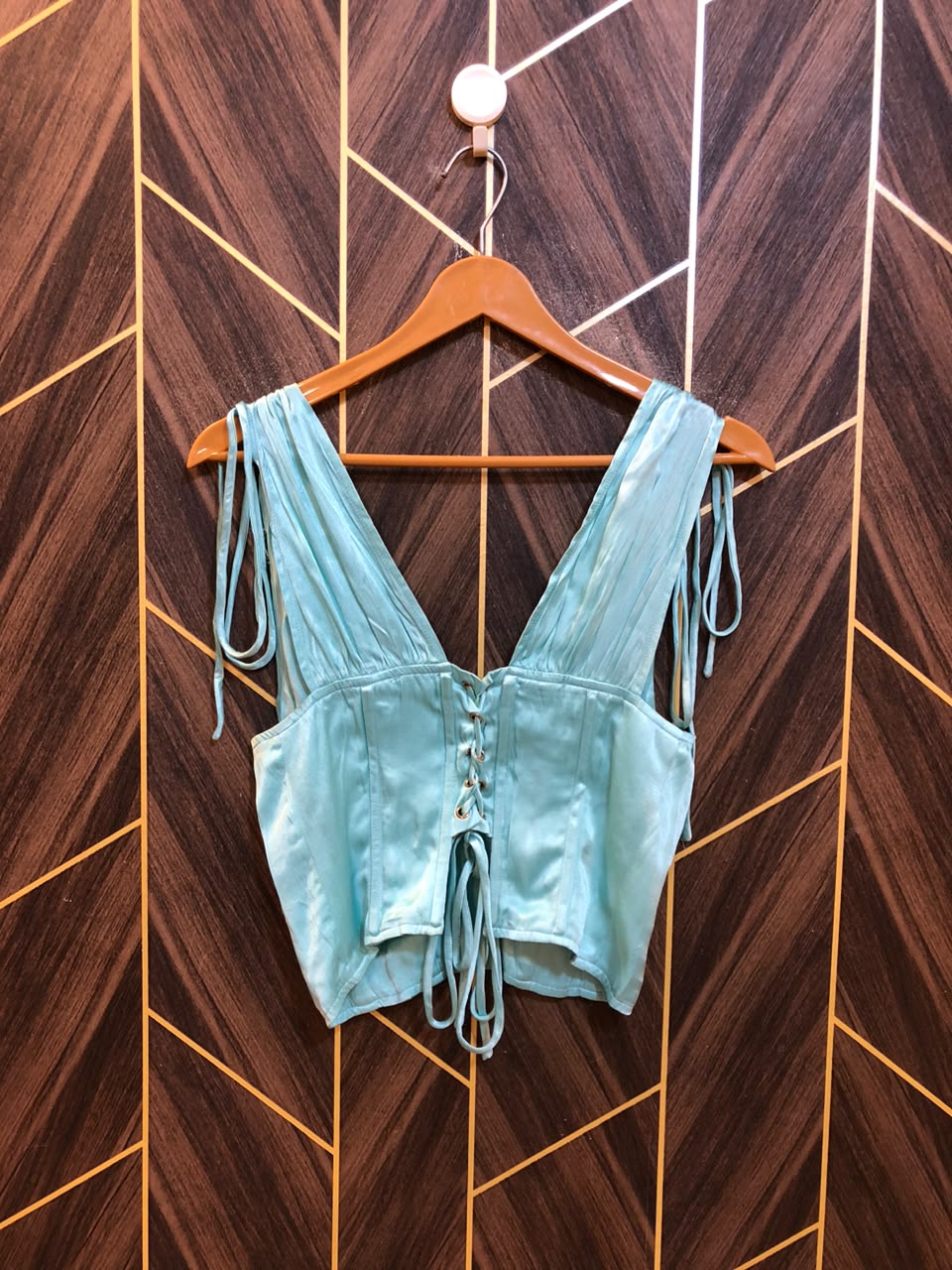 Trendy Silk CropTop Size X Small
