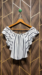 Trendy Chiffon CropTop Size Small
