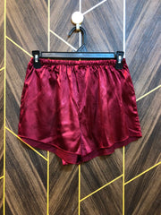 Women Mini Shorts Silk Small | Size Waist 28