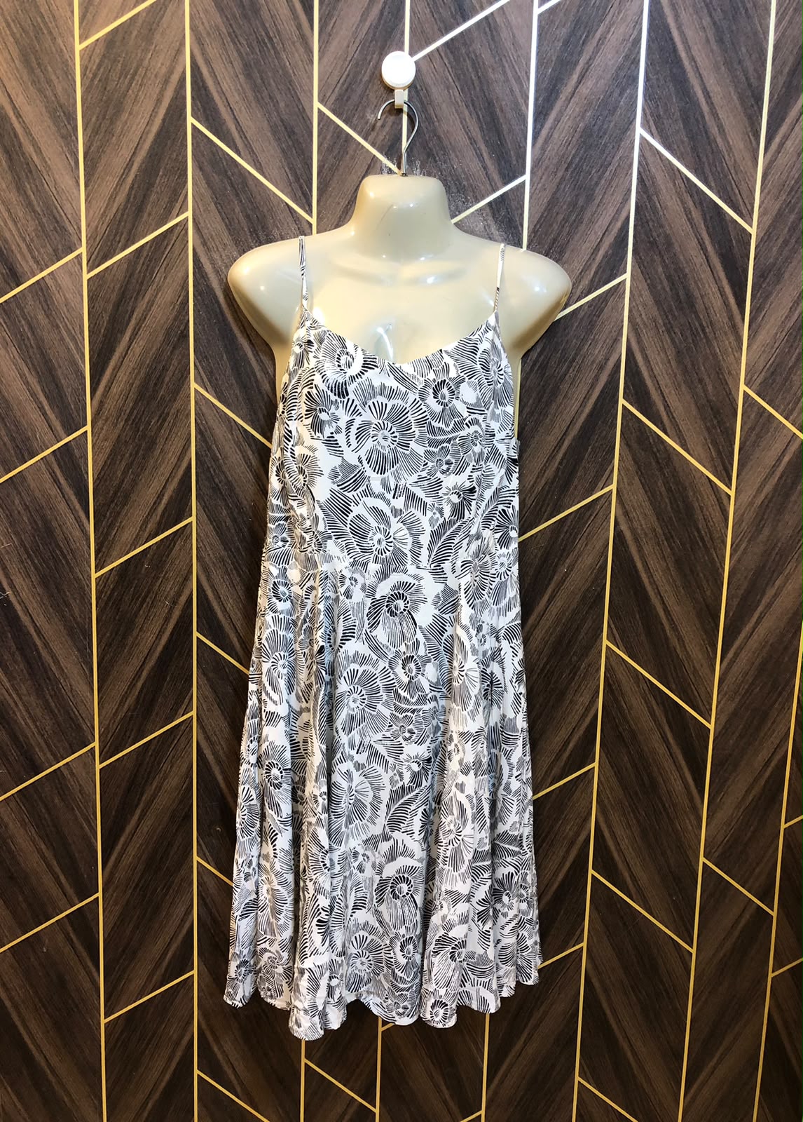 Mini Dress Linen Medium Size Chest 19 Length 39