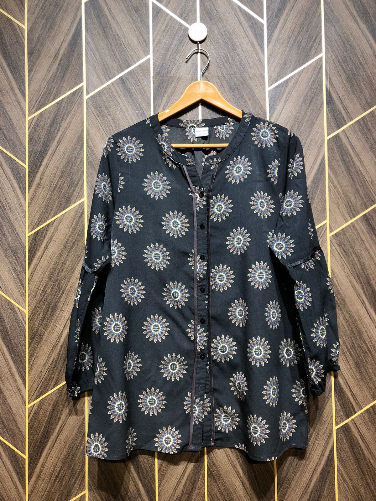 Western Top Chiffon – Large Size (Chest: 20, Length: 29  )